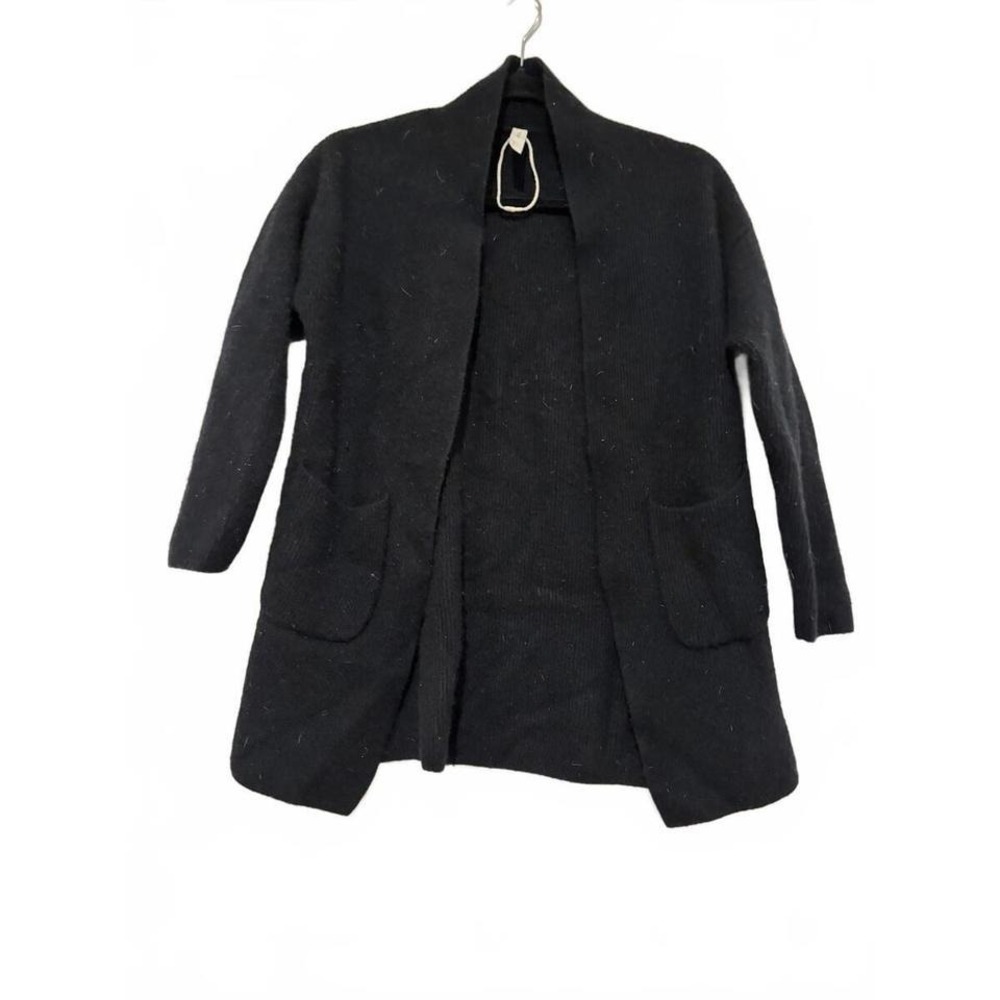 NAP sz S black soft cardigan sweater/sweater jacket #1357